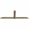 Ekena Millwork Eugene Rough Sawn Timber Gable Bracket, Douglas Fir, 96"W x 36"H x 2"D x 6"F, 9/12 Pitch GBW096X36X0206EUG00RDF - alternate 3